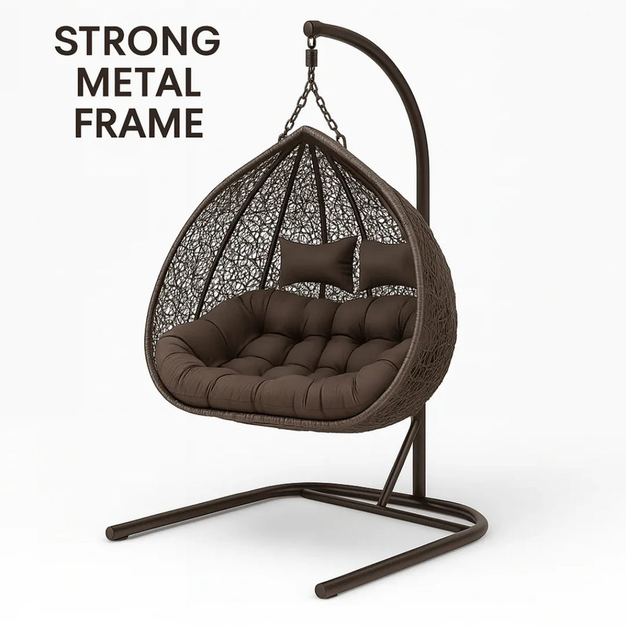 Steel & Rattan for Lasting Durability