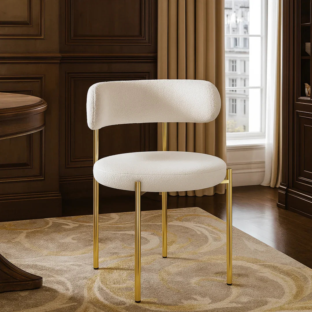 Round Comfort Meets Modern Glamour