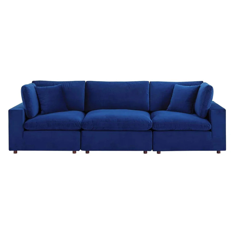 Seven Cushions, One Big Chaise