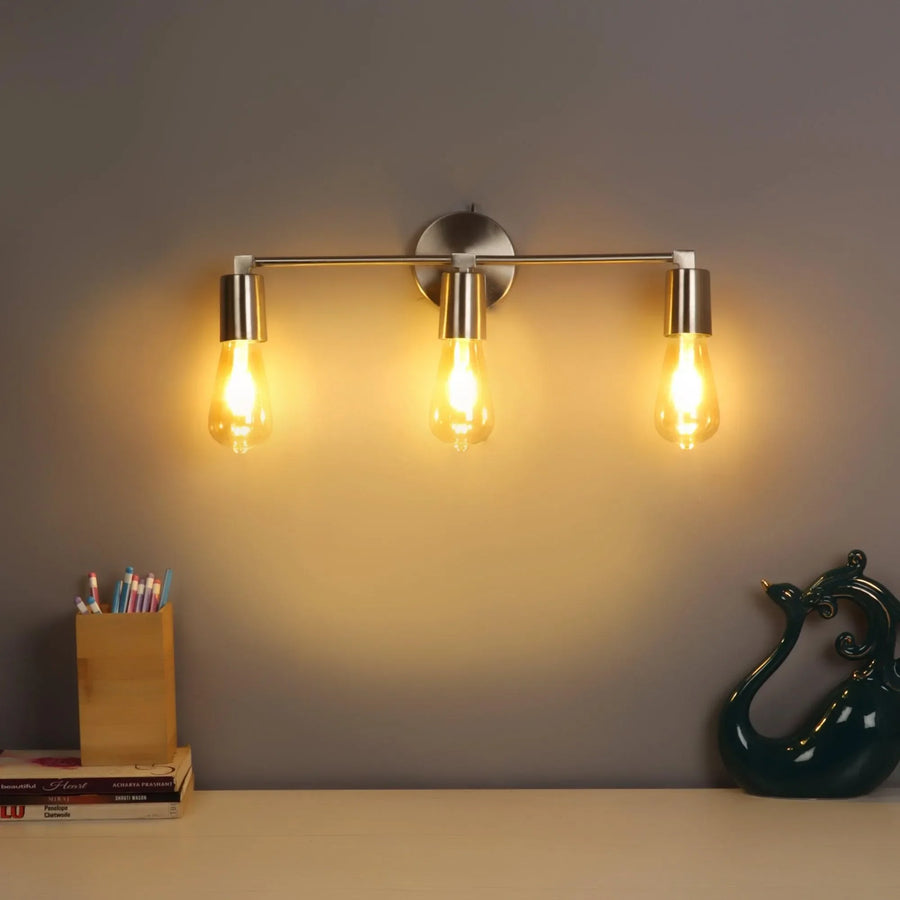 Three Light Fixtures for Ample Illumination