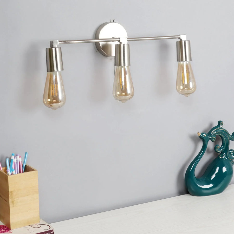 Wooden Twist Design in Silver Metal