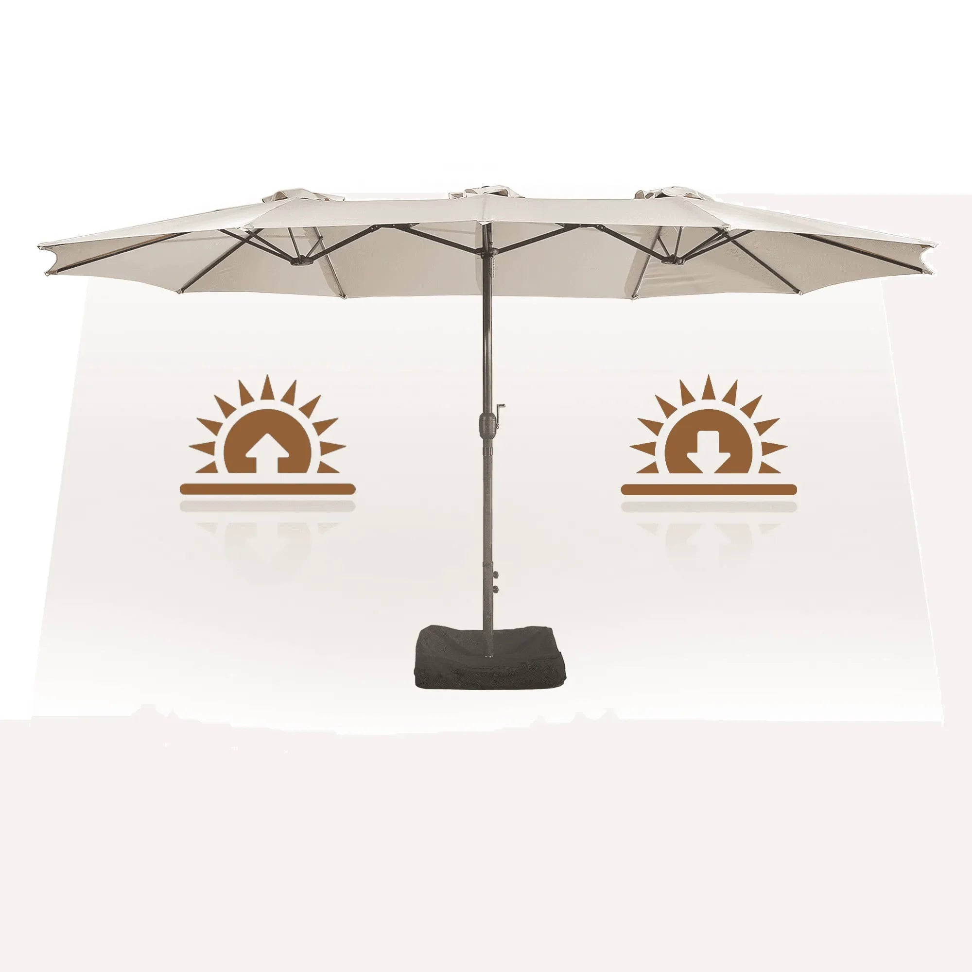 15 ft Steel Pole Umbrella