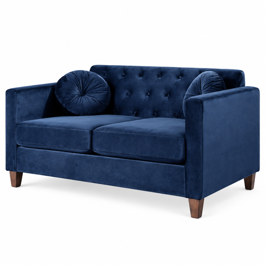 Solid Wood Frame with Tapered Feet