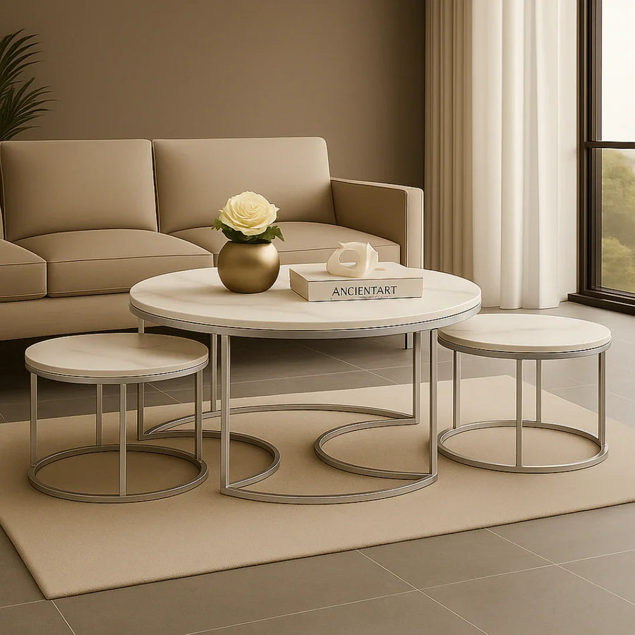 Three tables, endless arrangements