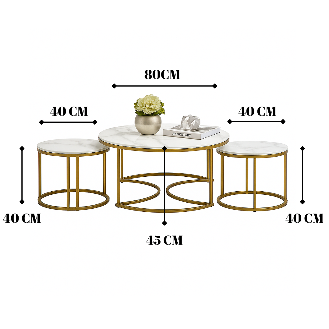 Set of 3 Coffee Tables