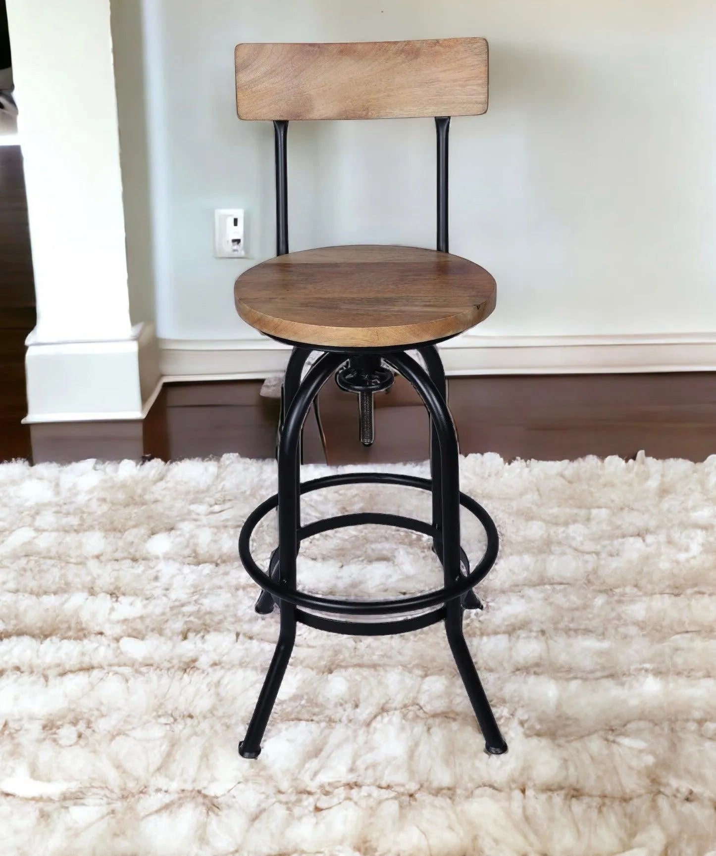 Vintage wooden stool