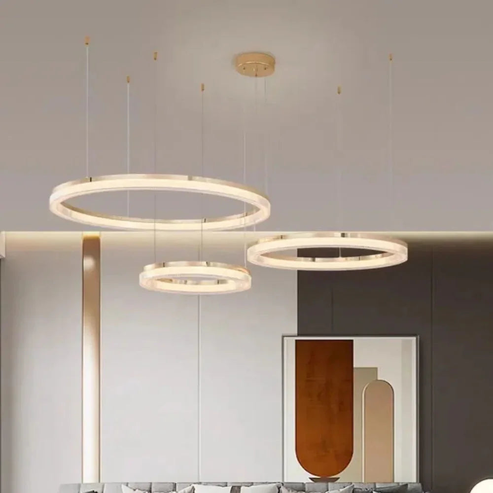 Minimalist Ring LED Chandeliers