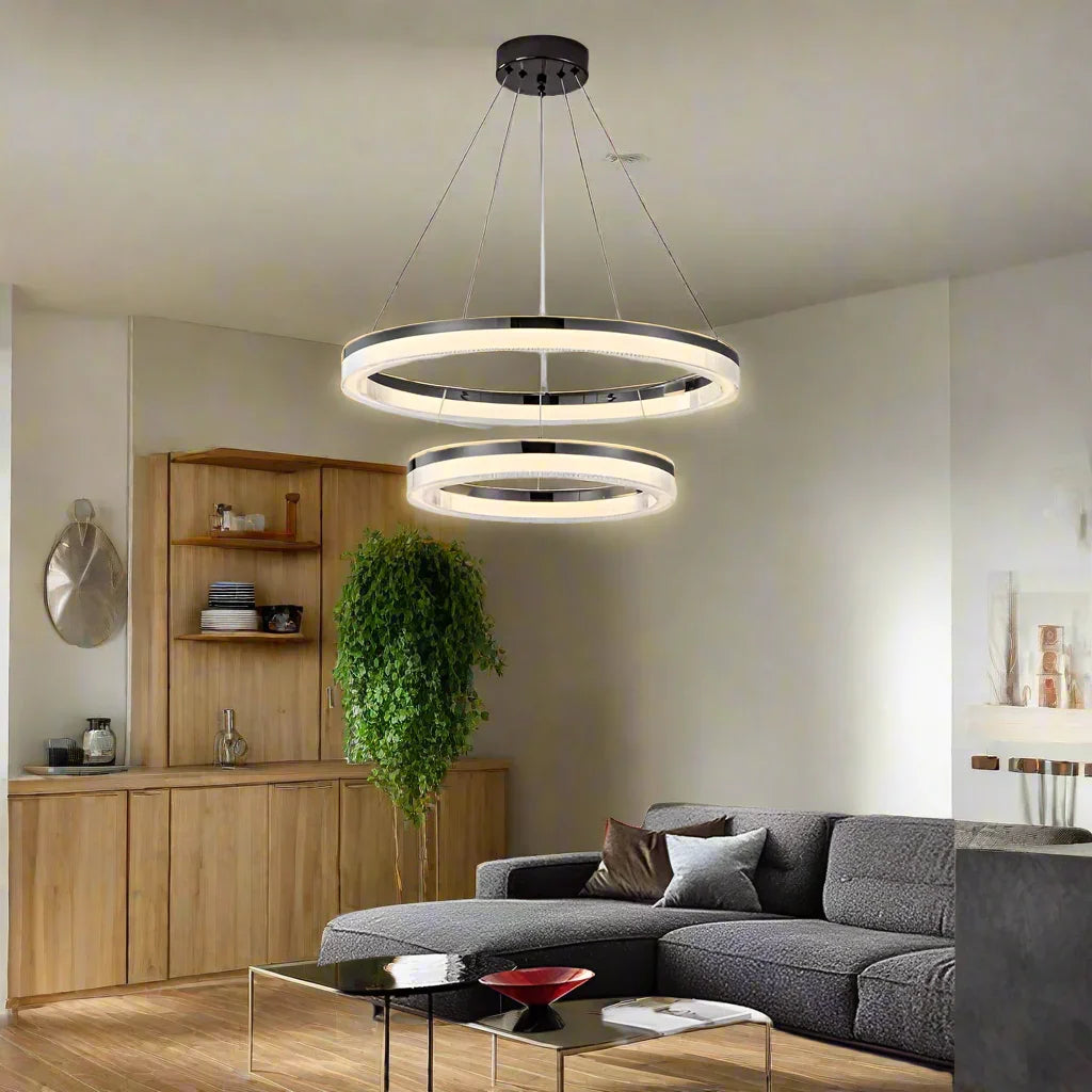 Modern LED chandelier
