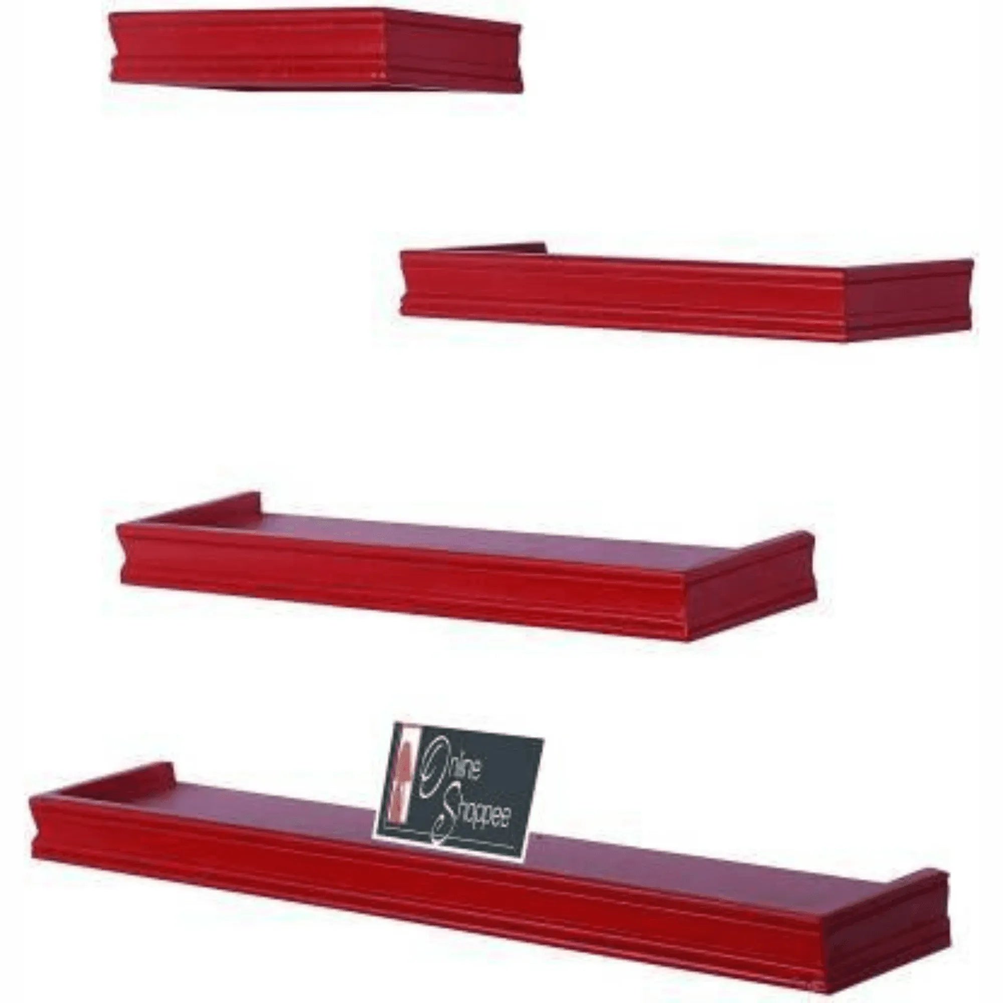 Beautiful Rectangular Wall Shelf - Wooden Twist UAE