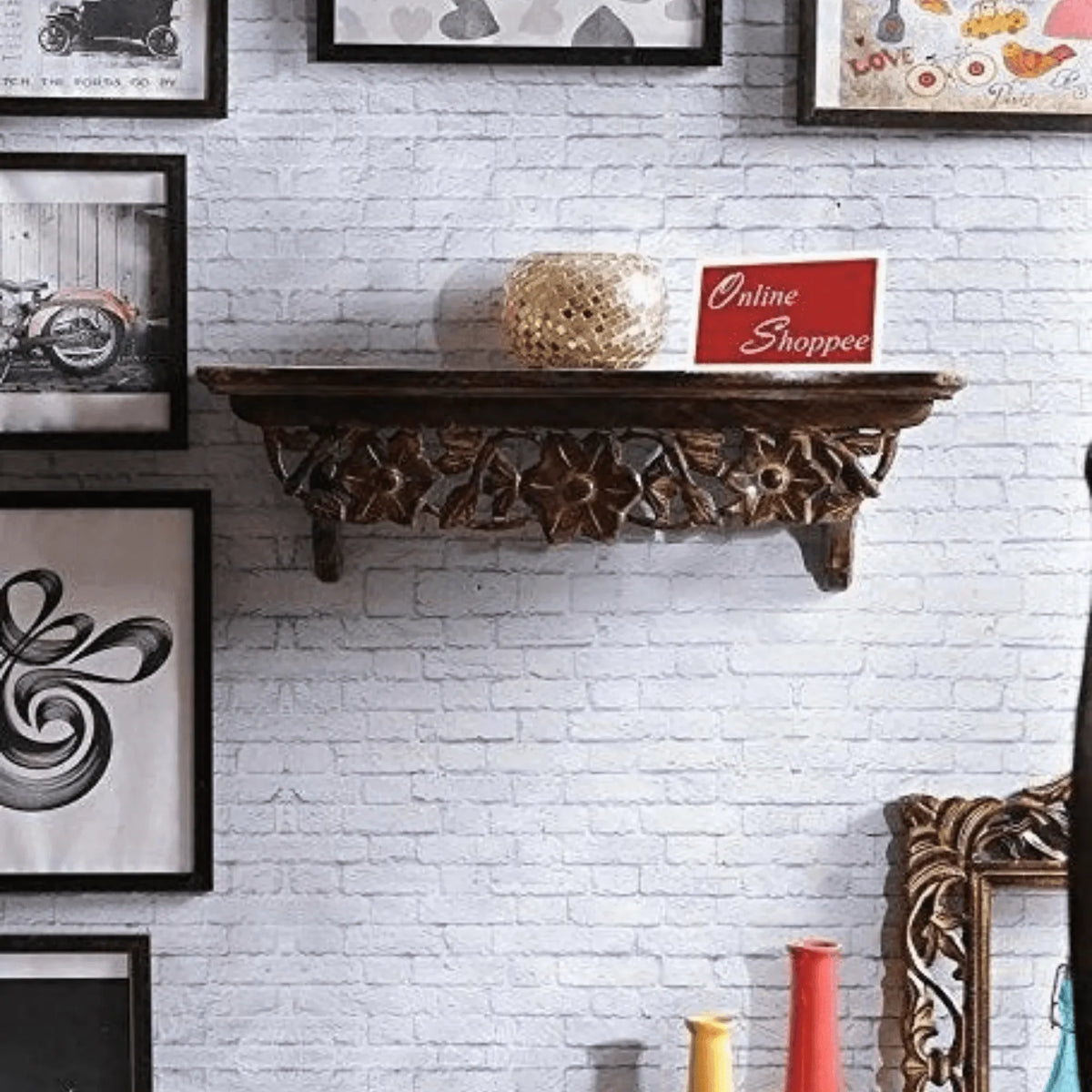A Carved Wall Feature Built to Hold Your Favorites