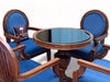 Wooden Twist Winsome Round Teak Wood 4 Seater Dining Table Set - Wooden Twist UAE