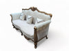 Handmade Royal Antique Gold Finish Carved Vintage Sofa (3 Seater) - Wooden Twist UAE