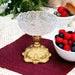 Royal Flower Aristrocrat's Glass Bowl Big (Gold) - Wooden Twist UAE