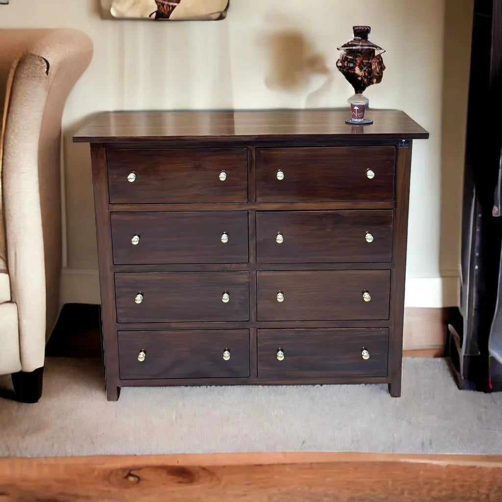 Handicrafts Multipurpose Sideboard Chest (8 Drawers) - Wooden Twist UAE