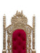 Luxurious High Back Throne Chair - Wooden Twist UAE