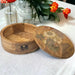 Wooden Twist Mango Wood Roti Box Food Safe Bread Box for Kitchen Storage - Wooden Twist UAE