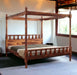 Wooden Twist Eccentric Handmade Teak Wood Poster Bed - Wooden Twist UAE
