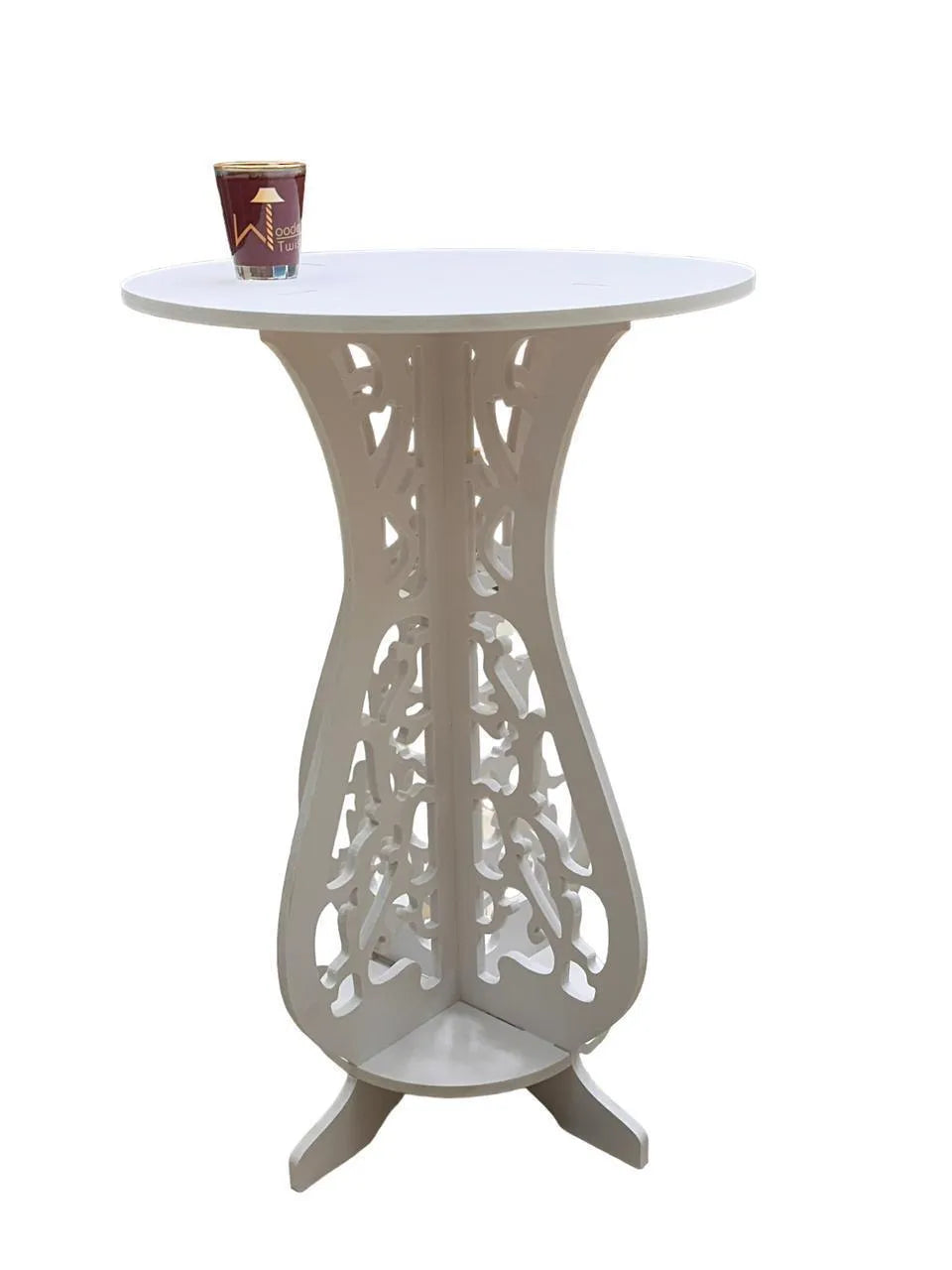 Wooden Round End Table - Wooden Twist UAE