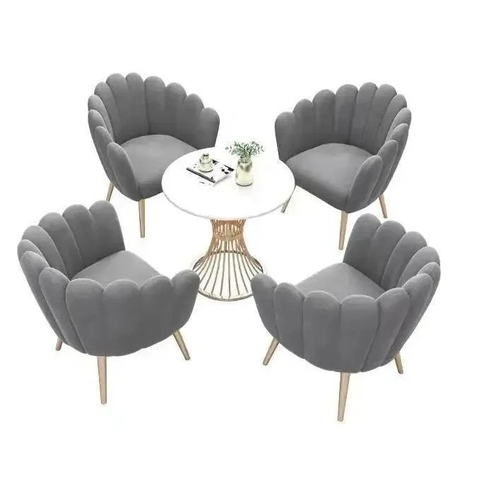 Ceramic Top Table on Metal Legs