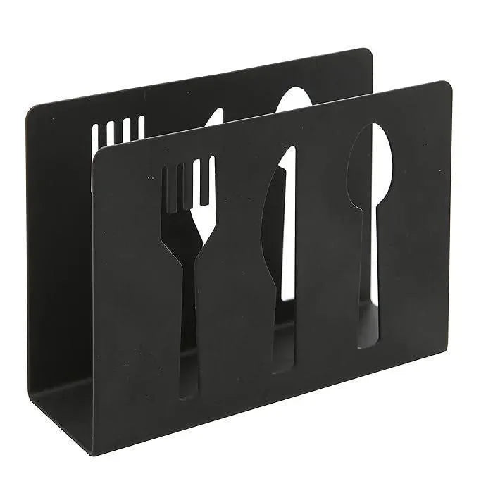 Wooden Twist Servilleta Design Tableware Wrought Iron Napkin Tissue Holder Kitchen Organizer - Wooden Twist UAE
