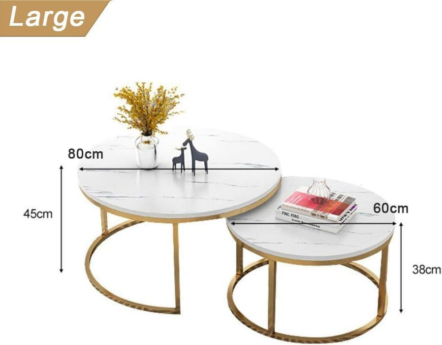 Round Coffee Table Set