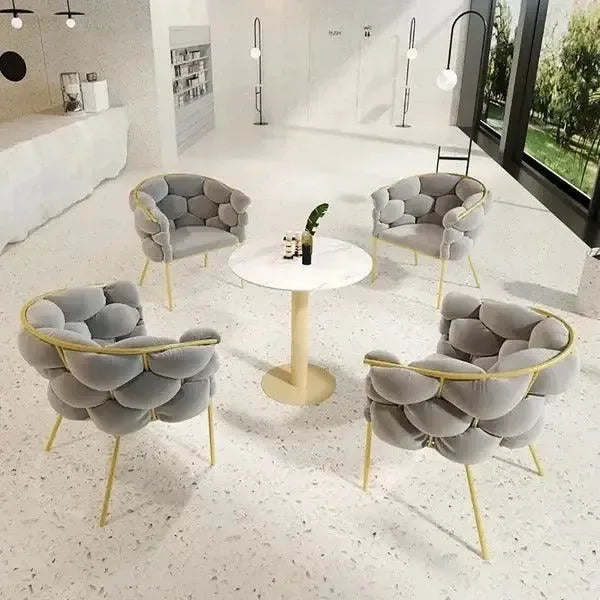 Metallic Legs Chair