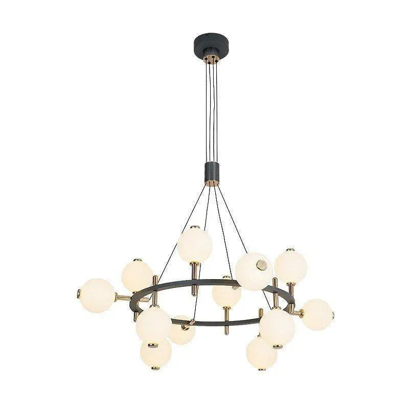 Twisted Wood Frame With Decorative Balls