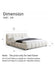 Wooden Twist Awful Modernize Boucle Upholstery Bed for Luxury Bedroom Contemporary, Stylish, and Elegant - Wooden Twist UAE