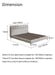 Wooden Twist Button Tufted Modernize Suede Upholstery Bed for Luxury Bedroom - Wooden Twist UAE