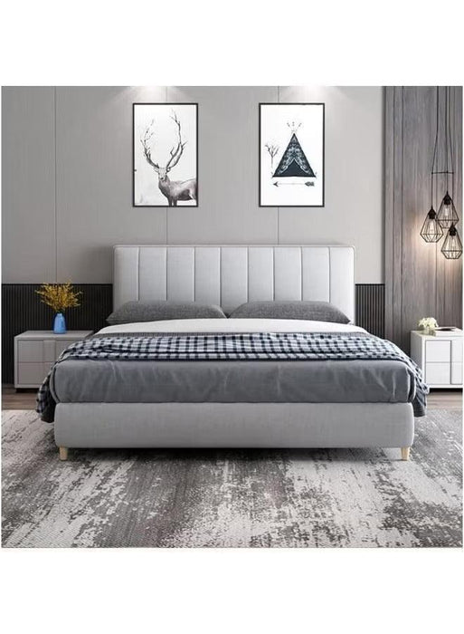 Wooden Twist Majesty Modernize Boucle Upholstery Bed for Luxury Bedroom - Wooden Twist UAE