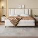Wooden Twist Italian Minimalism Modernize Leatherette Upholstery Bed for Luxury Bedroom - Wooden Twist UAE
