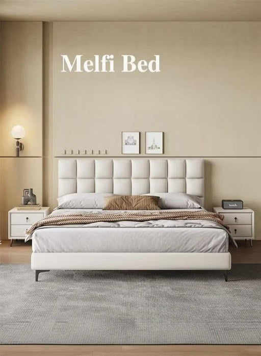 Wooden Twist Melfi Modernize Leatherette Upholstery Bed for Luxury Bedroom - Wooden Twist UAE