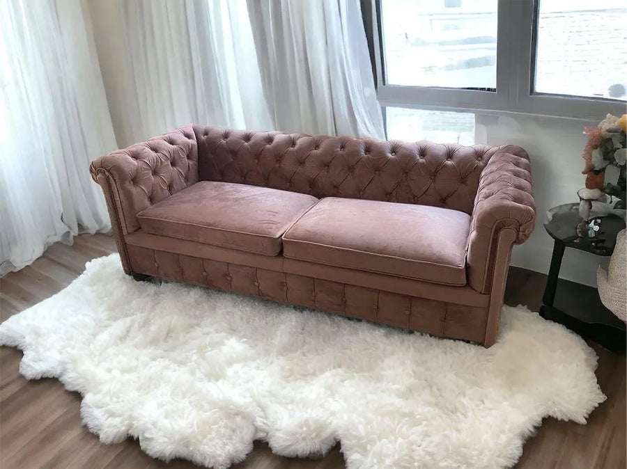 Solid Wood Frame, Full 3-Seater Size