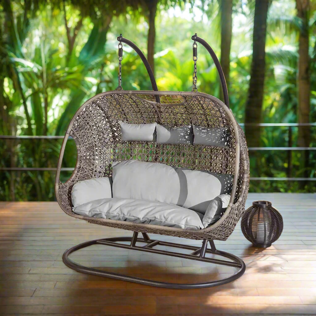 Wicker Patio Swing