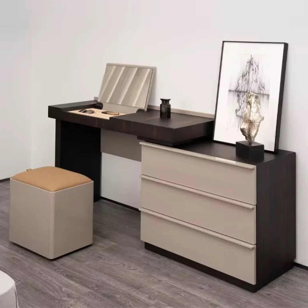 Italian-Inspired Elegance, Complete with Ottoman