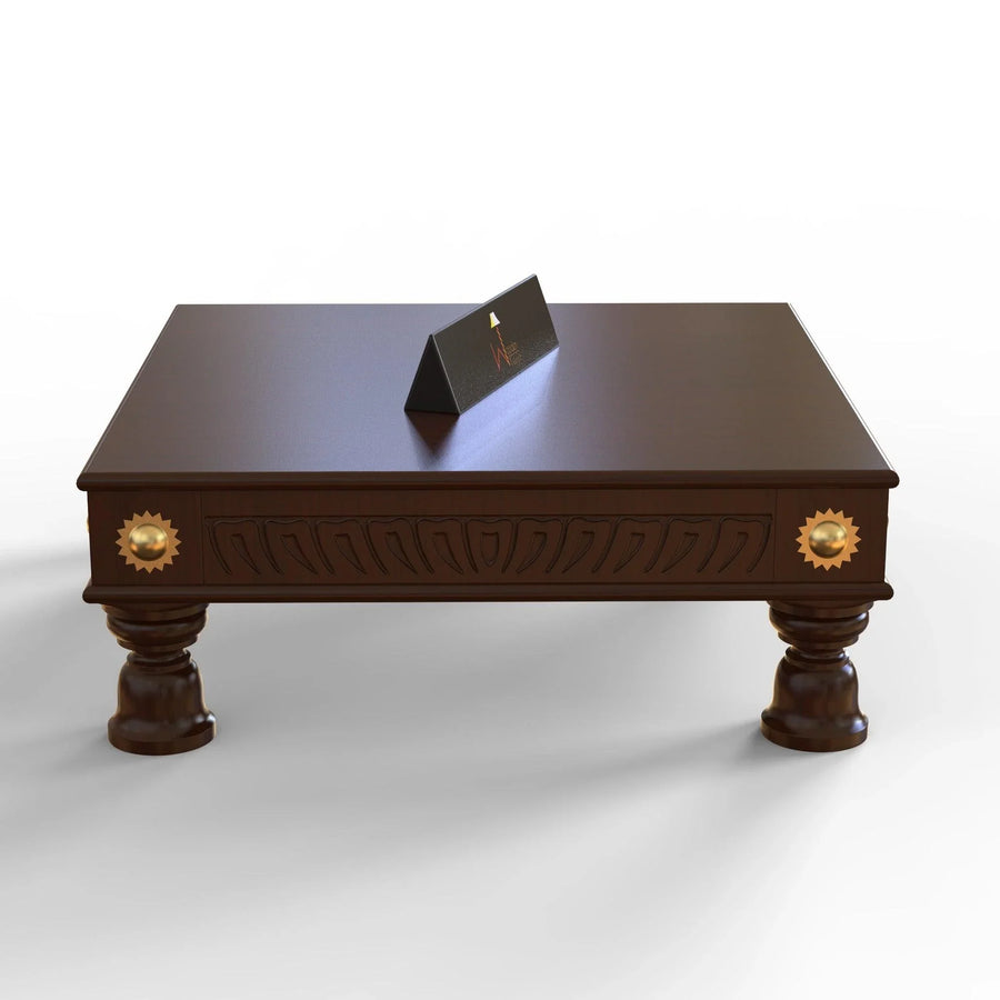 A multipurpose piece for puja or low seating