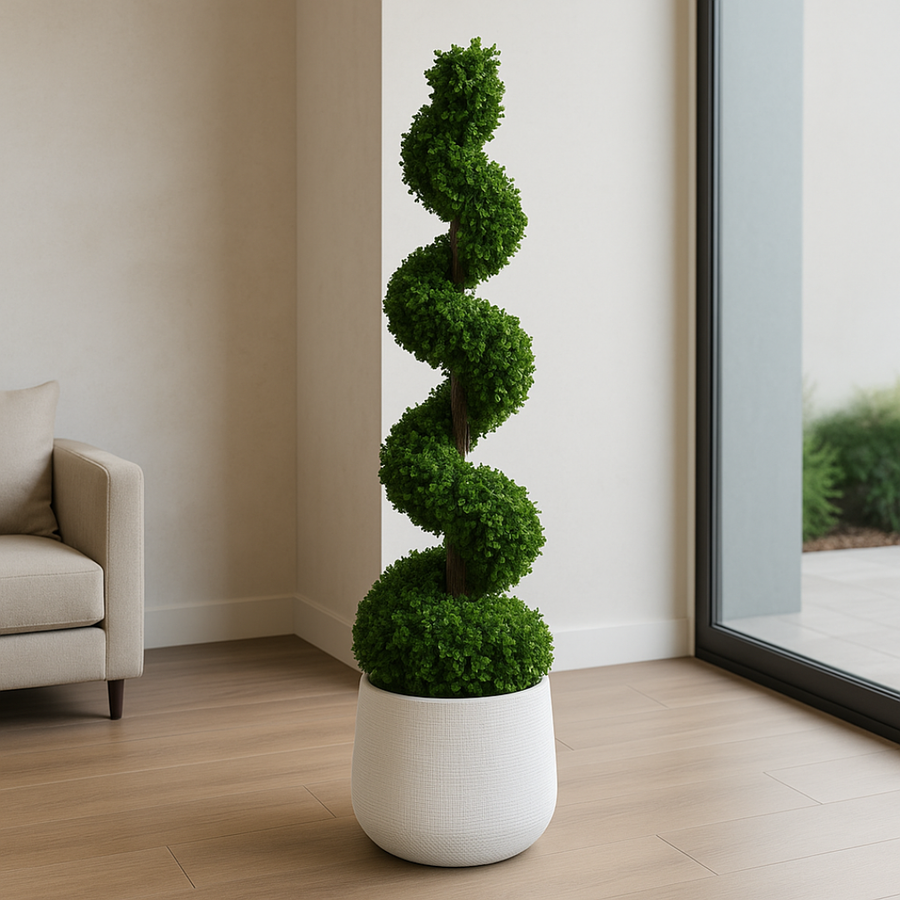 High-Density Leaves, Natural Spiral Shape