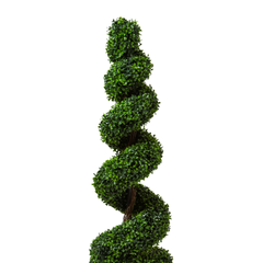 Wooden Twist 150cm Artificial Spiral Topiary Bonsai Tree Premium Indoor & Outdoor Home Décor Plant