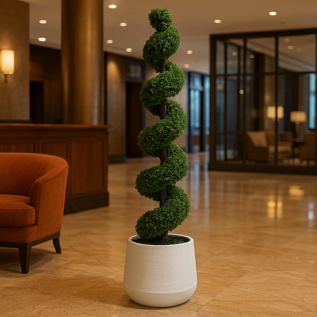 180cm Artificial Spiral Topiary Bonsai Tree