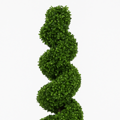 Artificial Spiral Topiary Bonsai Tree