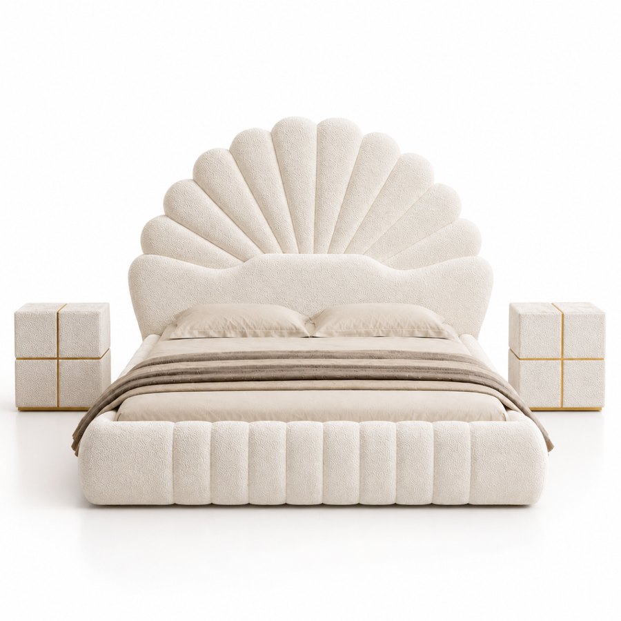 Wrapped in Soft Off-White Boucle
