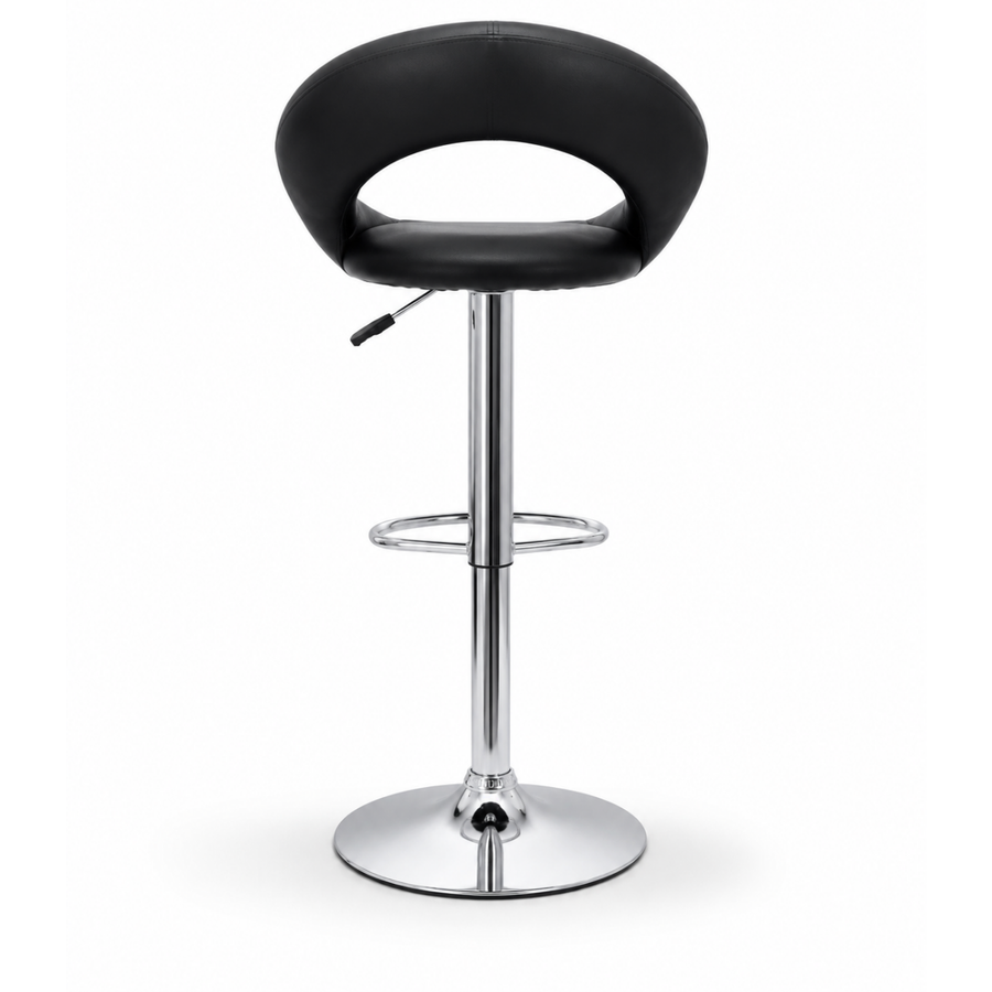 Polished Chrome Base with Integrated Footrest