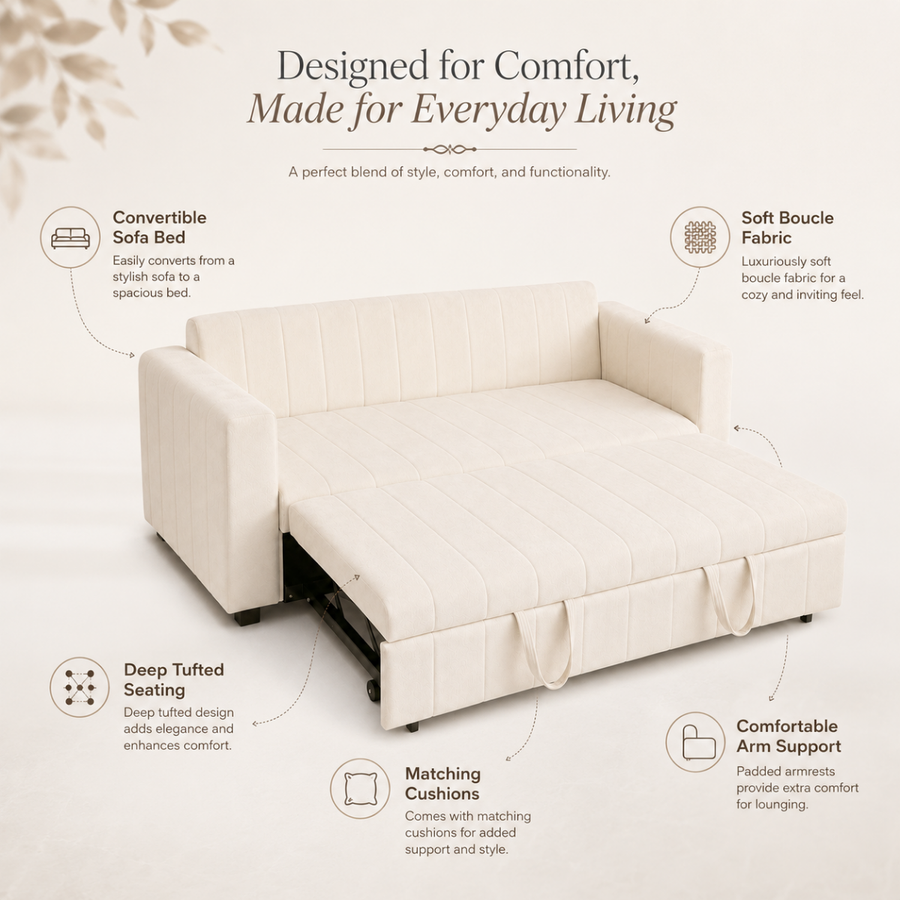 Padded Armrests, Effortless Conversion