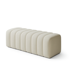 Bouclé Upholstered Bench