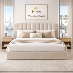 Calmora Luxury Bed Minimal Modern Upholstered Bed