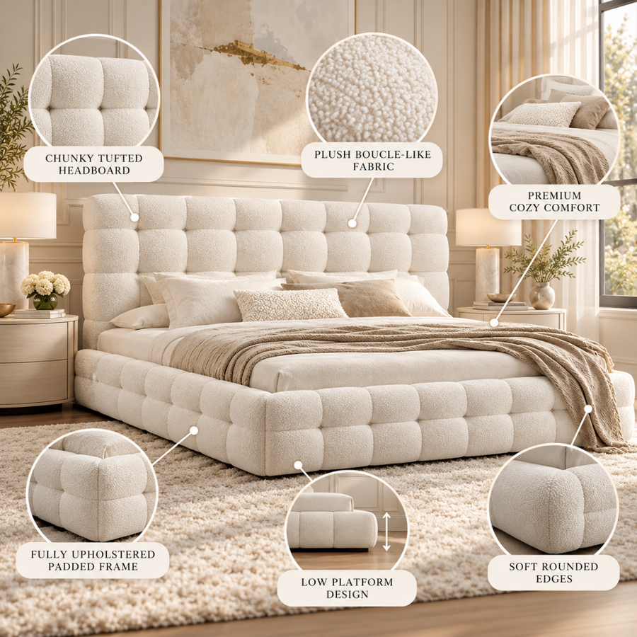 Chunky Tufted, Fully Padded