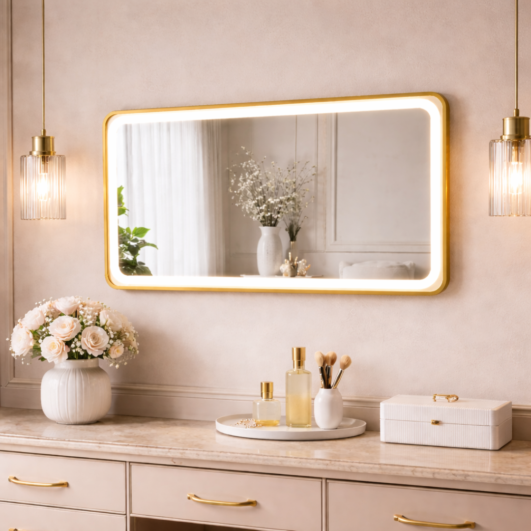 Light That Adapts to You, Framed in Gold