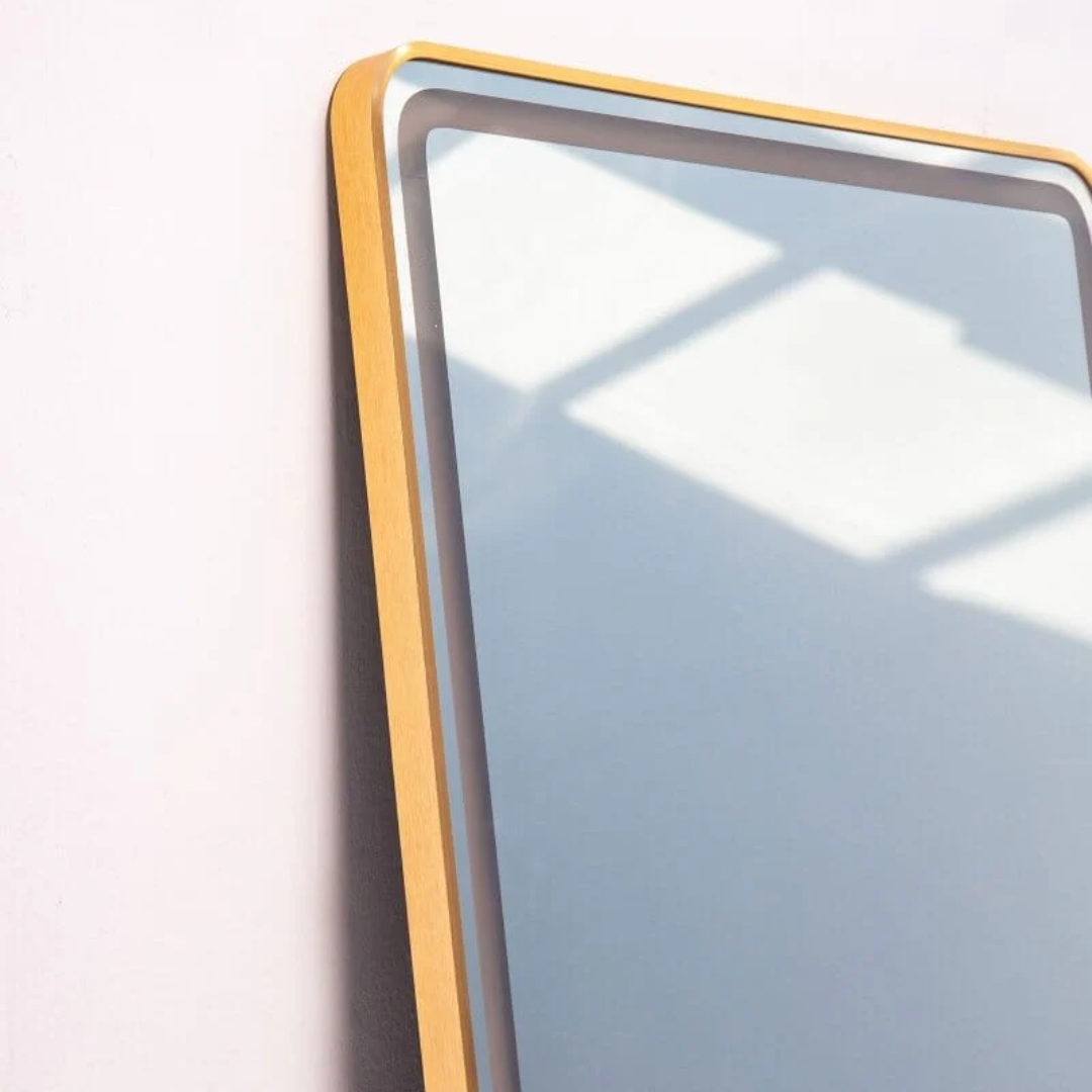 Golden Smart LED Mirror with Touch Control