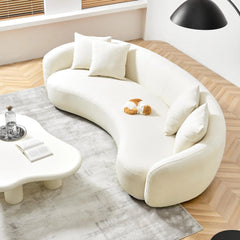 Comfortable Half Moon Shaped Sofa with High Density Foam