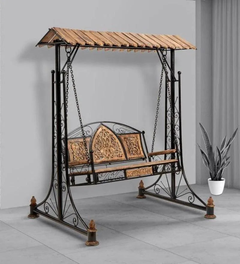 Wooden Twist Balcony Hammock Garden Swing